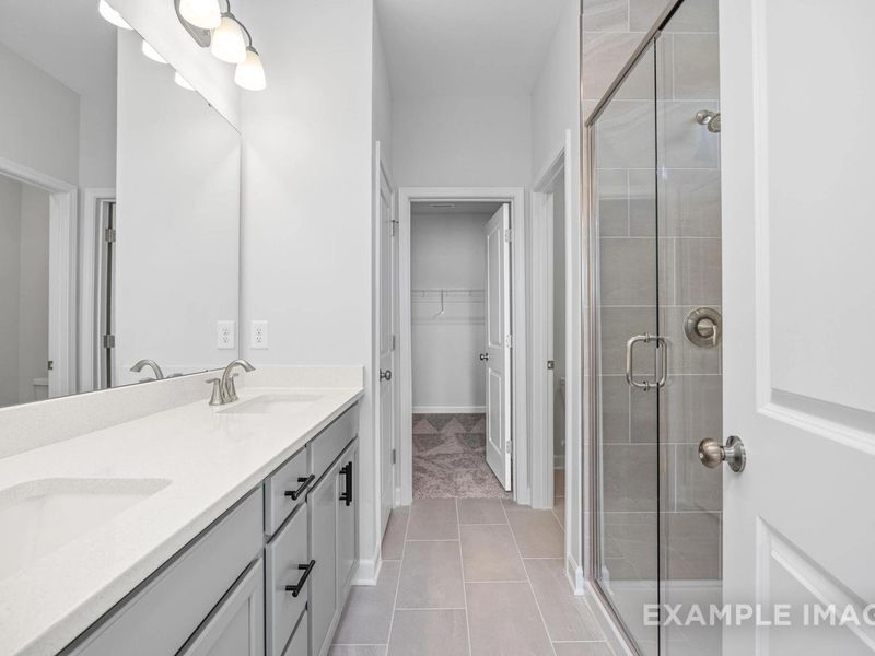 Furnished interior view inside a new home in Retreat at North Main, Lillington (Image 8).