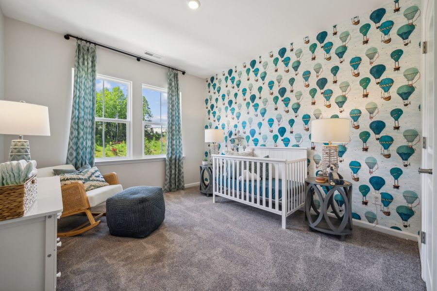 Furnished interior view inside a new home in Ridge at Sugar Creek, Indian Land (Image 15). Furnished interior view inside a new home in Ridge at Sugar Creek, Indian Land (Image 15).