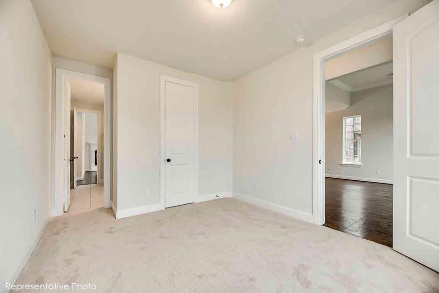 Representative unfurnished interior of a home built from the Fenestra by Grand Homes in Edgewater, Fate (Image 25). Representative unfurnished interior of a home built from the Fenestra by Grand Homes in Edgewater, Fate (Image 25).