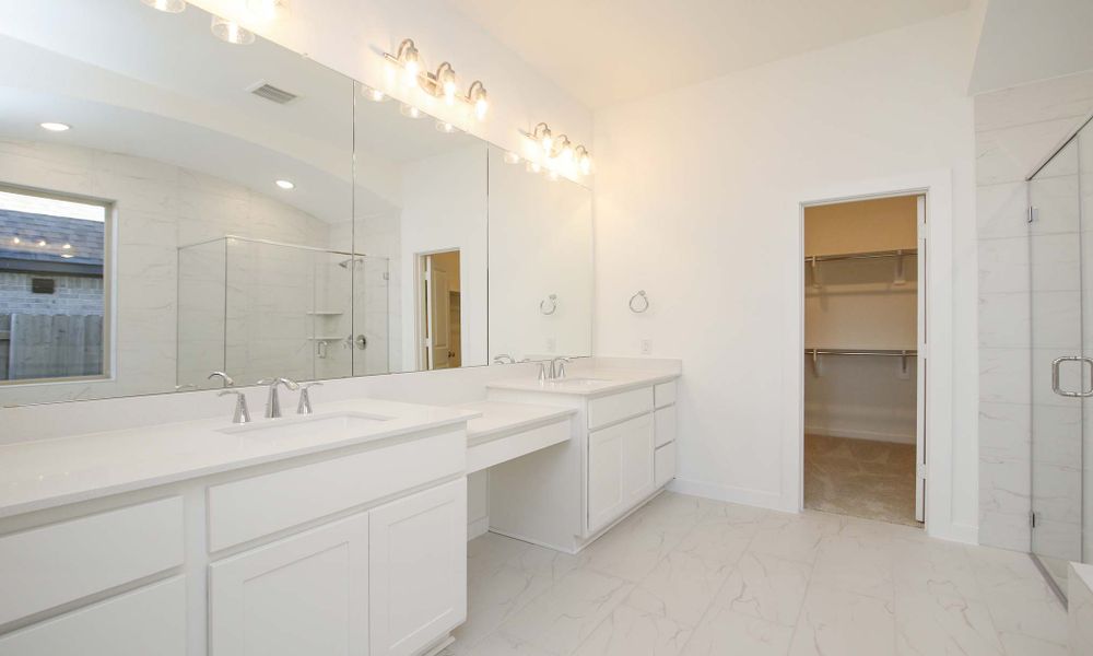 Representative Primary Bathroom - some options shown