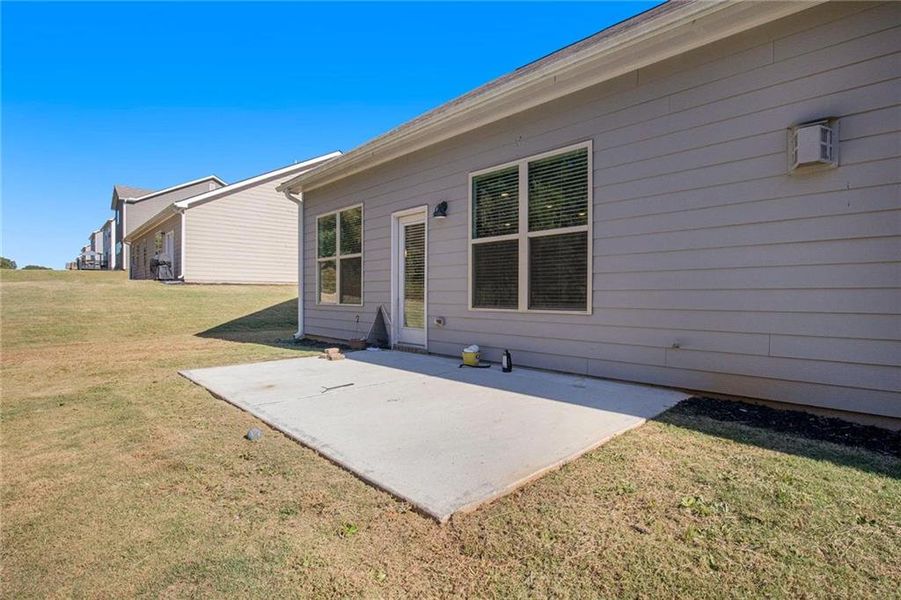 Exterior details and patio area of a home in Hellen Valley, Braselton (Image 24). Exterior details and patio area of a home in Hellen Valley, Braselton (Image 24).