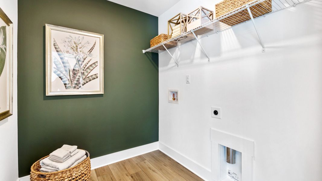 Laundry Room of The Drayton Design by DRB Homes