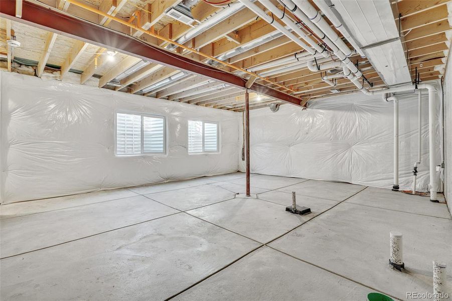 In-progress construction of a new home in Turnberry, Commerce City, CO (Image 36).