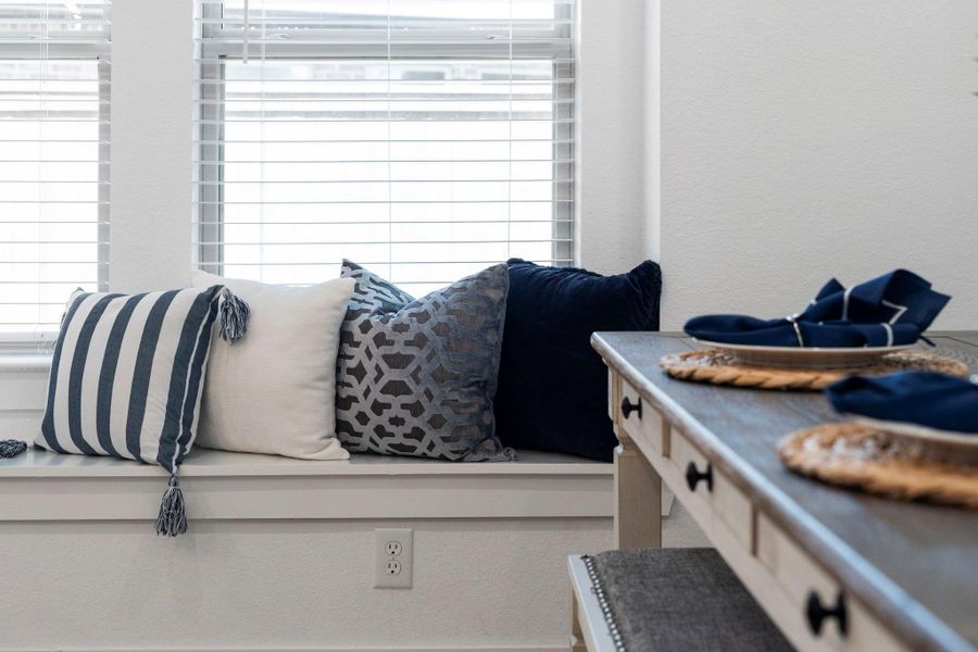 Spectacular bench seat in kitchen Spectacular bench seat in kitchen