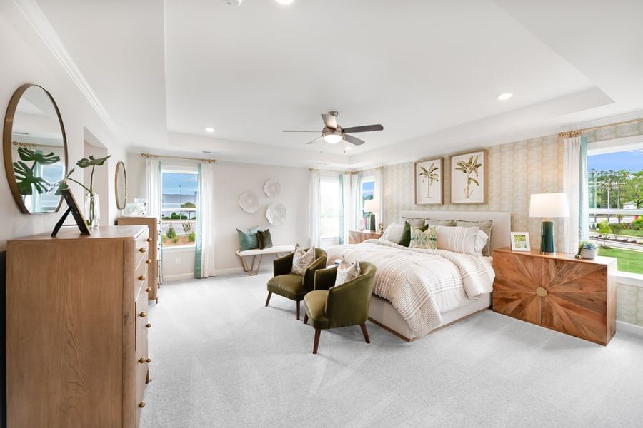 Representative furnished interior of a home built from the Wayland by Taylor Morrison in Hickory Grove, Sanford (Image 19).