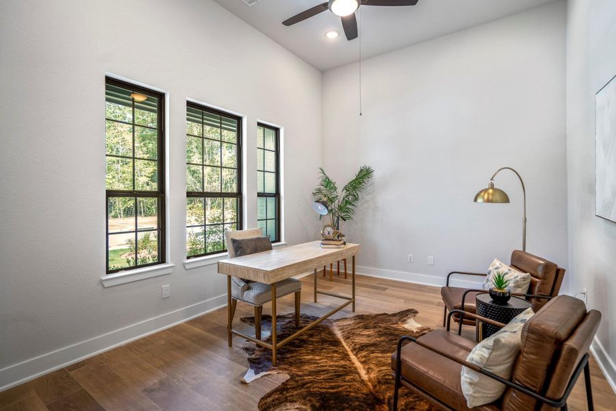 Furnished interior view inside a new home in ARTAVIA, Conroe (Image 15).