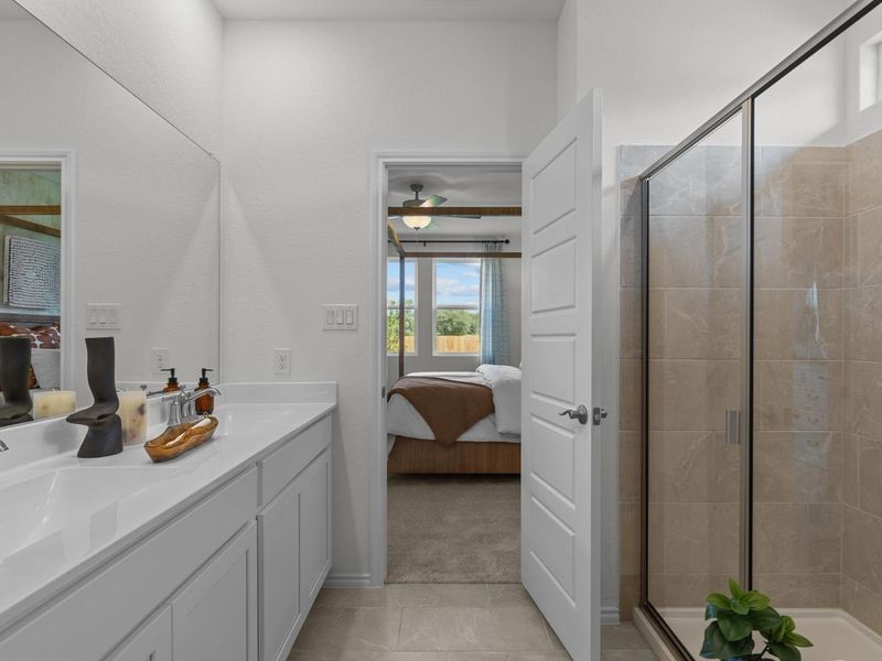 Representative furnished interior of a home built from the The Daphne I by Davidson Homes LLC in Royal Crest, San Antonio (Image 18). Representative furnished interior of a home built from the The Daphne I by Davidson Homes LLC in Royal Crest, San Antonio (Image 18).