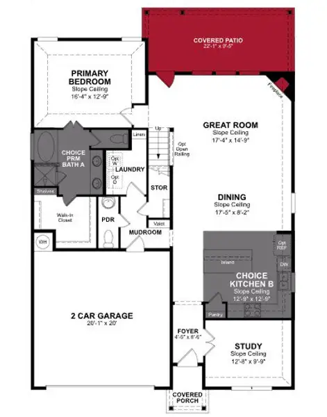 2D floor plan layout of this home in Stark Farms, Denton, TX (Image 3). 2D floor plan layout of this home in Stark Farms, Denton, TX (Image 3).