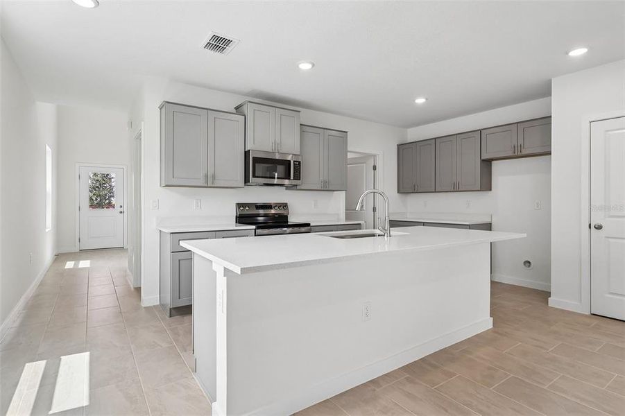 Furnished interior view inside a new home in Hamilton Bluff, Haines City (Image 14).