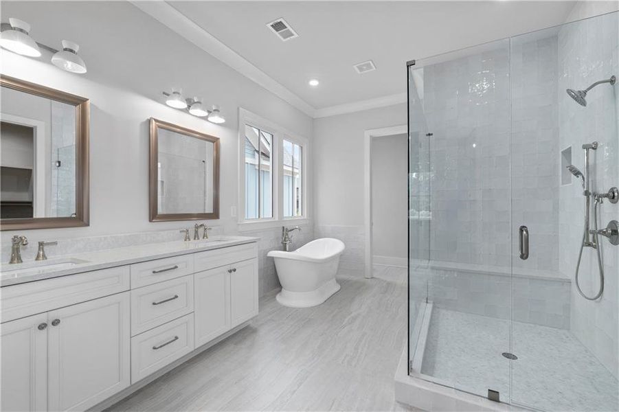 Furnished interior view inside a new home in Crossroads, Milton (Image 15).