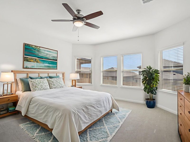 Furnished interior view inside a new home in Legendary Trails - Premier Series, Cibolo (Image 5).