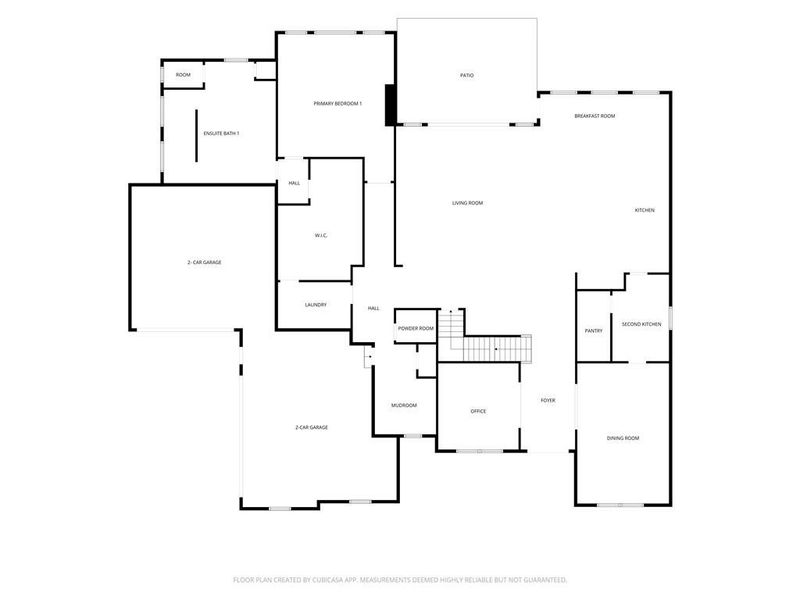 2D floor plan layout of this home in , Buford, GA (Image 3).