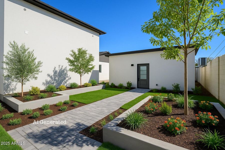 Guest House Landscaped