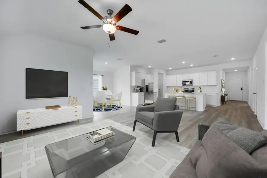 Furnished interior view inside a new home in River Ridge, Crandall (Image 6).