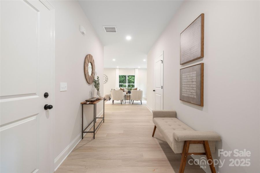 Furnished interior view inside a new home in , Charlotte (Image 13). Furnished interior view inside a new home in , Charlotte (Image 13).