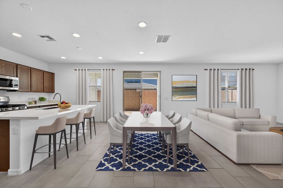 Furnished interior view inside a new home in Artisan at Asante, Surprise (Image 7).