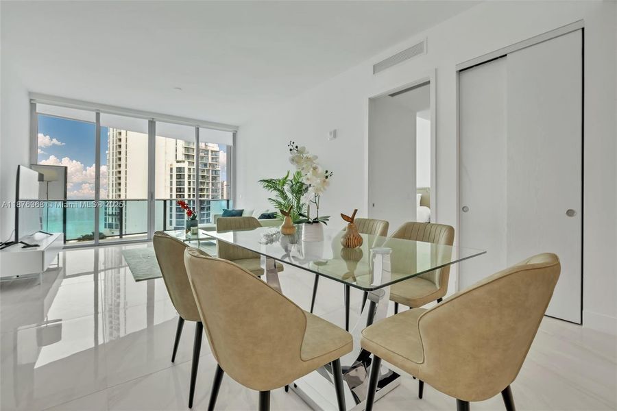 Furnished interior view inside a new home in , Sunny Isles Beach (Image 15).