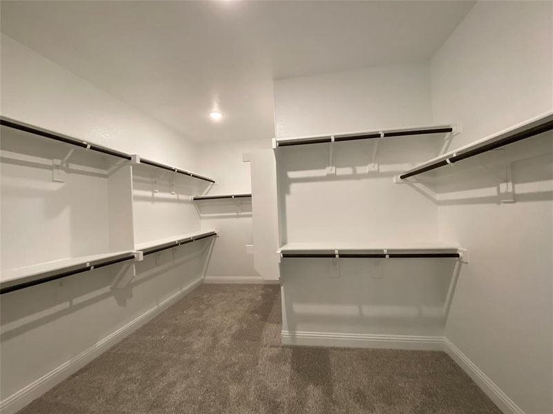 Large master closet Large master closet