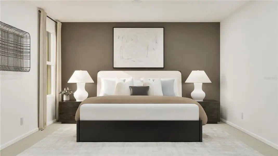 Furnished interior view inside a new home in Ranches at Lake McLeod, Eagle Lake (Image 22).