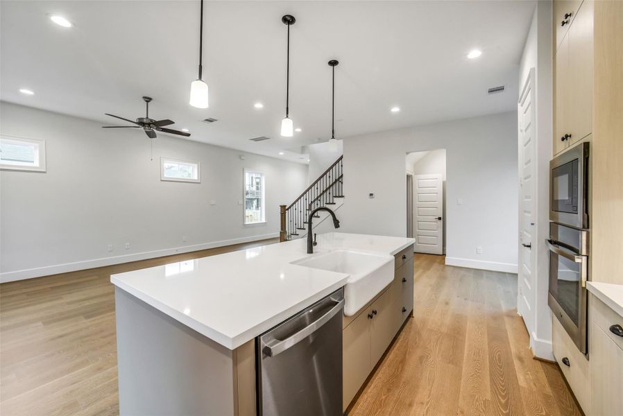 Furnished interior view inside a new home in , Houston (Image 13).