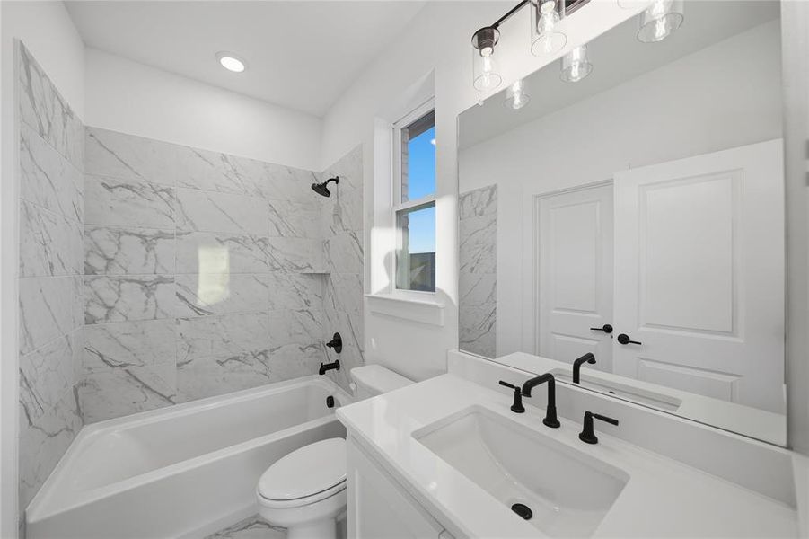 Furnished interior view inside a new home in Light Farms Graham/Reagan, Celina (Image 10). Furnished interior view inside a new home in Light Farms Graham/Reagan, Celina (Image 10).