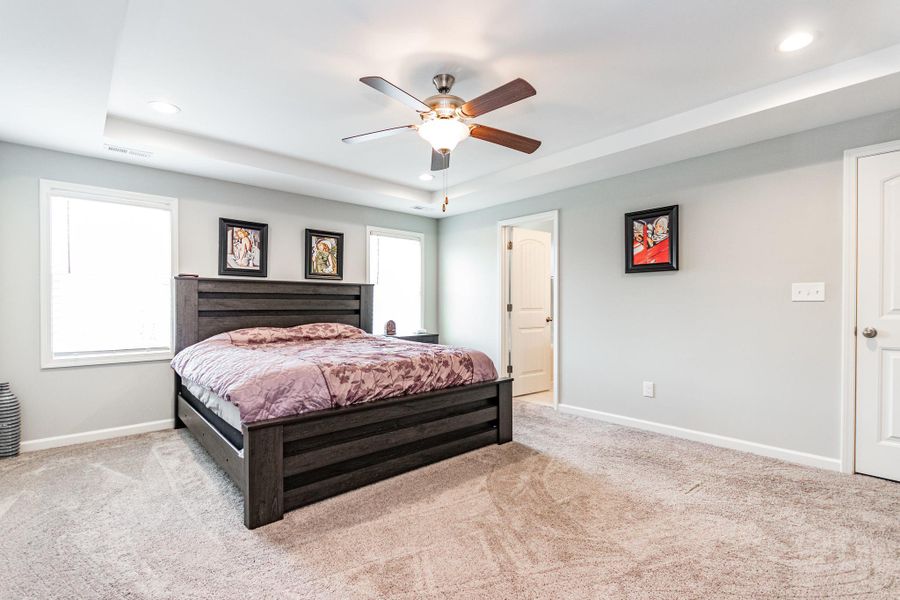 Representative furnished interior of a home built from the Palmer by RiverWILD Homes in Riverwood Ranch, Clayton (Image 17).