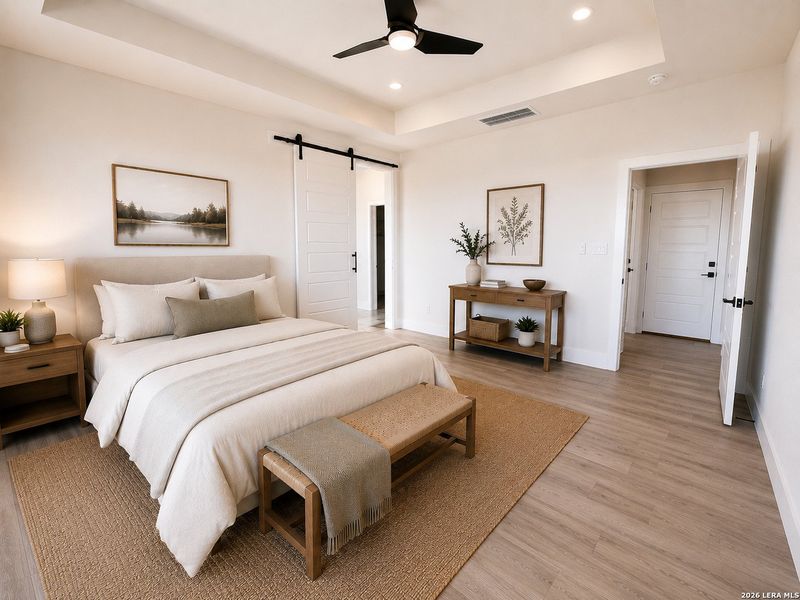Furnished interior view inside a new home in , La Vernia (Image 29).