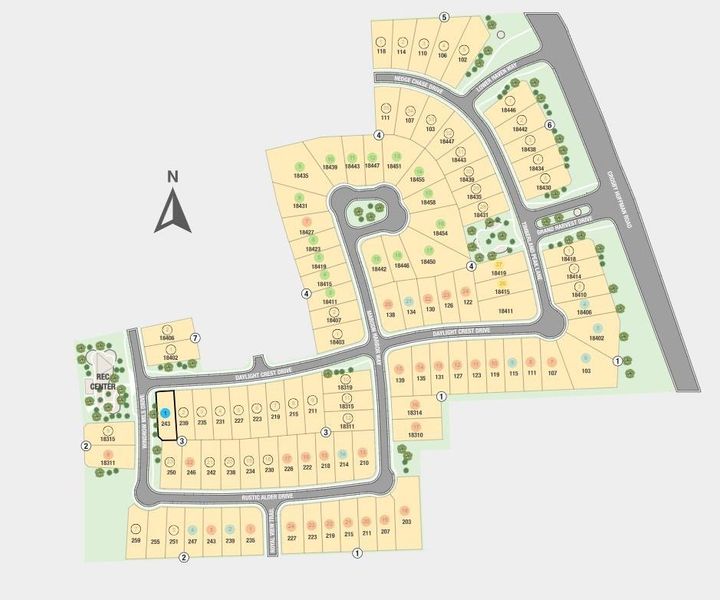 243 Daylight Crest Drive Sitemap