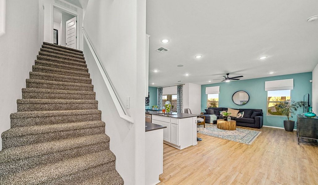 Furnished interior view inside a new home in Blackhawk, Tucson (Image 5).