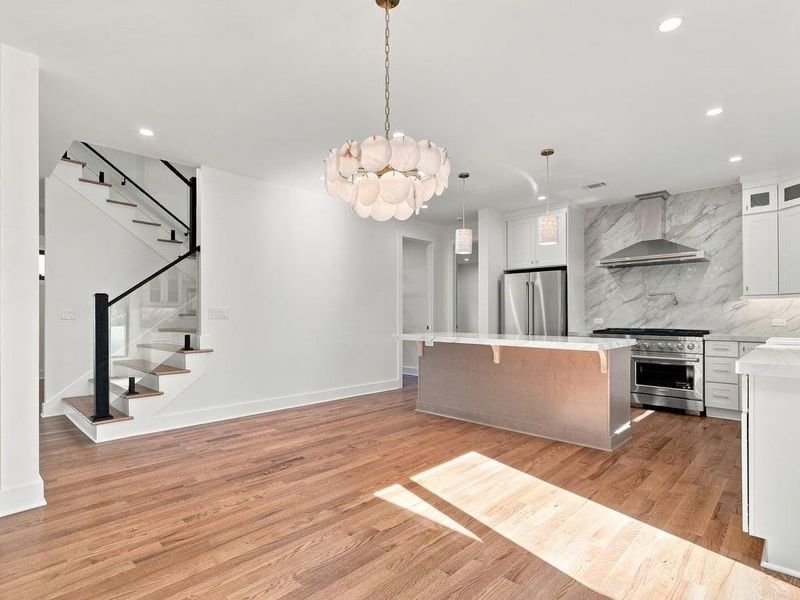 Furnished interior view inside a new home in , Marietta (Image 11).