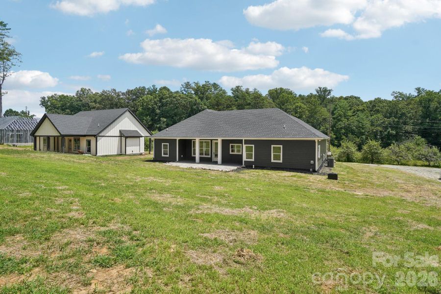 Exterior details and patio area of a home in , Hendersonville (Image 31).