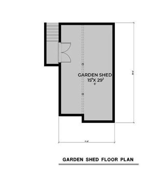 Garden Shed Floor Plan