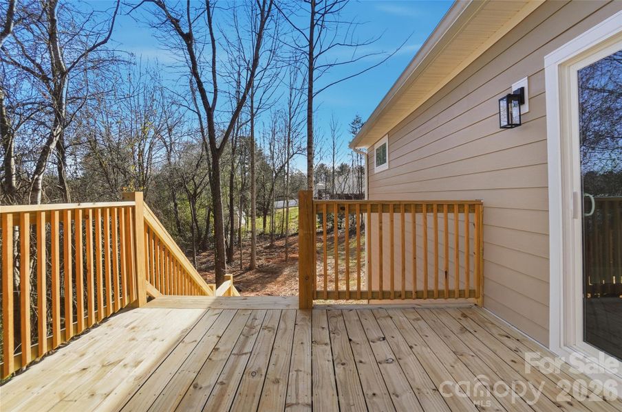 Exterior details and patio area of a home in , Hickory (Image 24).