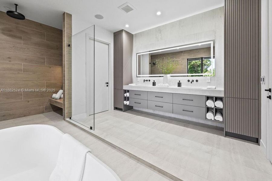 Furnished interior view inside a new home in , Fort Lauderdale (Image 12).