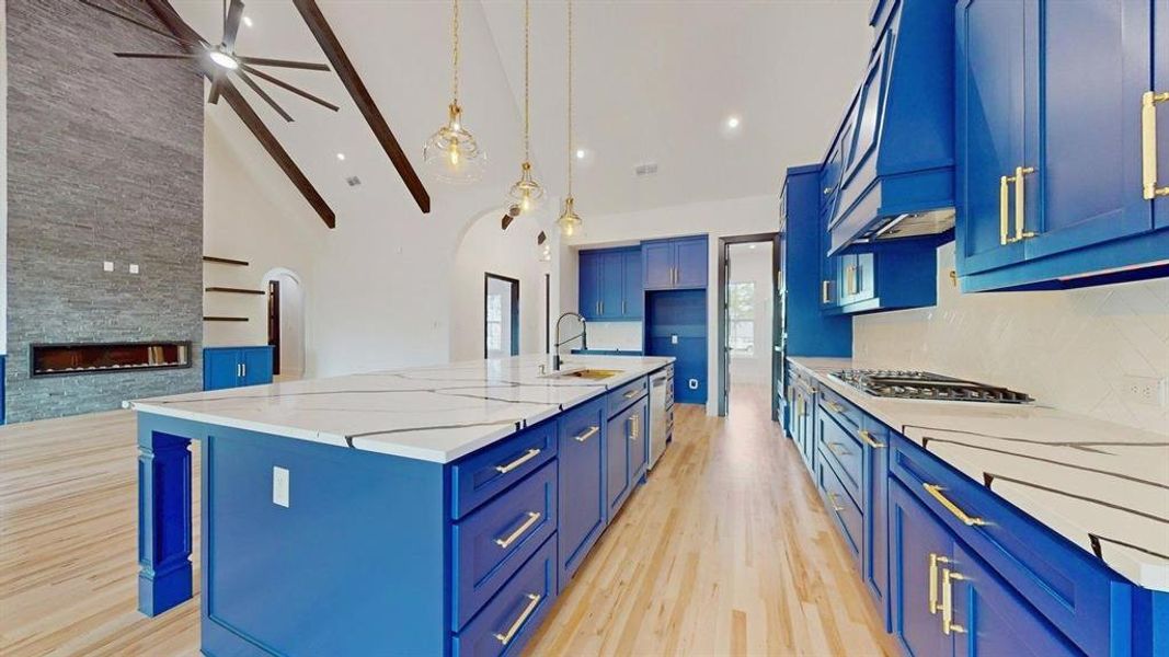 Furnished interior view inside a new home in , Ennis (Image 7).