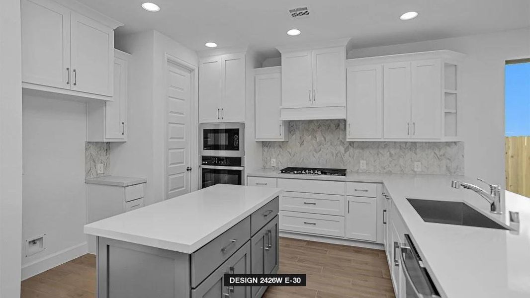 Furnished interior view inside a new home in Elyson 45', Katy (Image 5). Furnished interior view inside a new home in Elyson 45', Katy (Image 5).