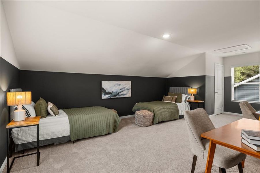Furnished interior view inside a new home in Walden Park - The Retreat, Jonesboro (Image 35).