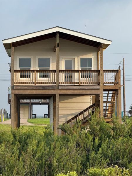 Deck Side of House. Deck Side of House.