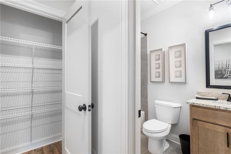 Furnished interior view inside a new home in Belle Woode Estates, Monroe (Image 26). Furnished interior view inside a new home in Belle Woode Estates, Monroe (Image 26).