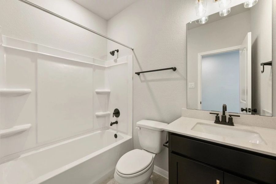 Furnished interior view inside a new home in Patterson Ranch, Georgetown (Image 5).