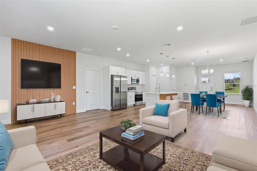 Furnished interior view inside a new home in , Ocala (Image 6).