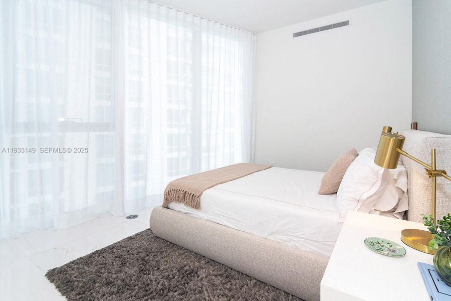 Furnished interior view inside a new home in , Miami (Image 49).