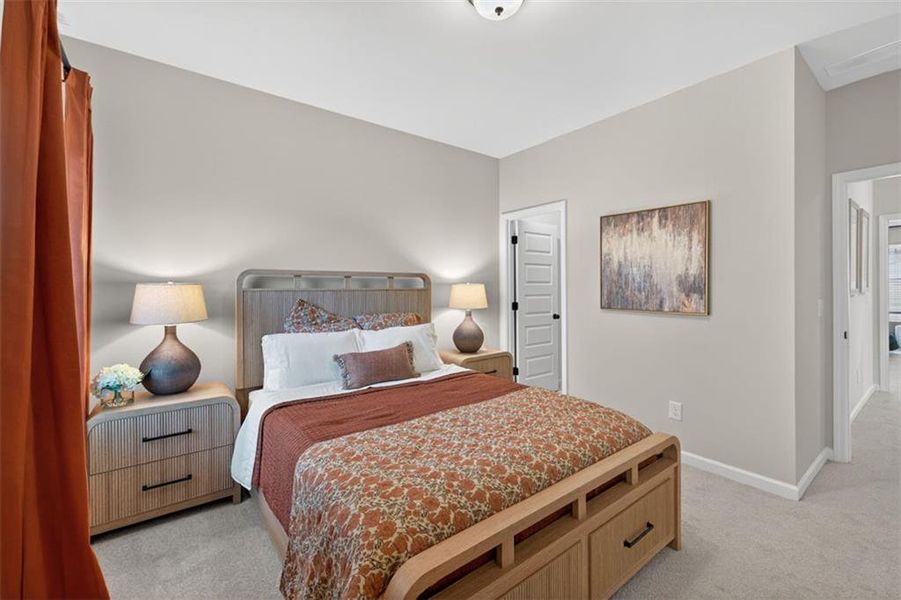 Furnished interior view inside a new home in Jones Ridge, Dallas (Image 38).