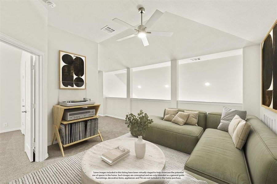 Furnished interior view inside a new home in Arcadia Trails Classic 60, Balch Springs (Image 16). Furnished interior view inside a new home in Arcadia Trails Classic 60, Balch Springs (Image 16).