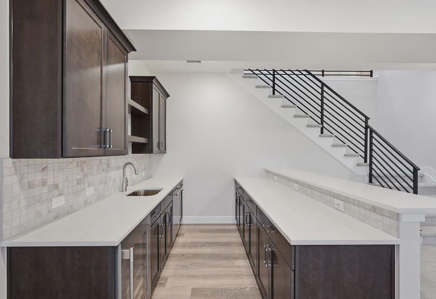 Homesite 8 Finished Basement Wet Bar - 20 of 23