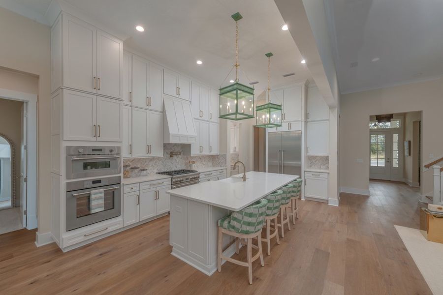 Representative furnished interior of a home built from the Stella II by Riverside Homes in Hidden Creek at SilverLeaf, St. Augustine (Image 22).