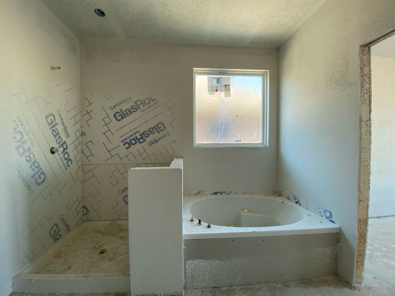 In-progress construction of a new home in Morningstar, Aledo, TX (Image 8).