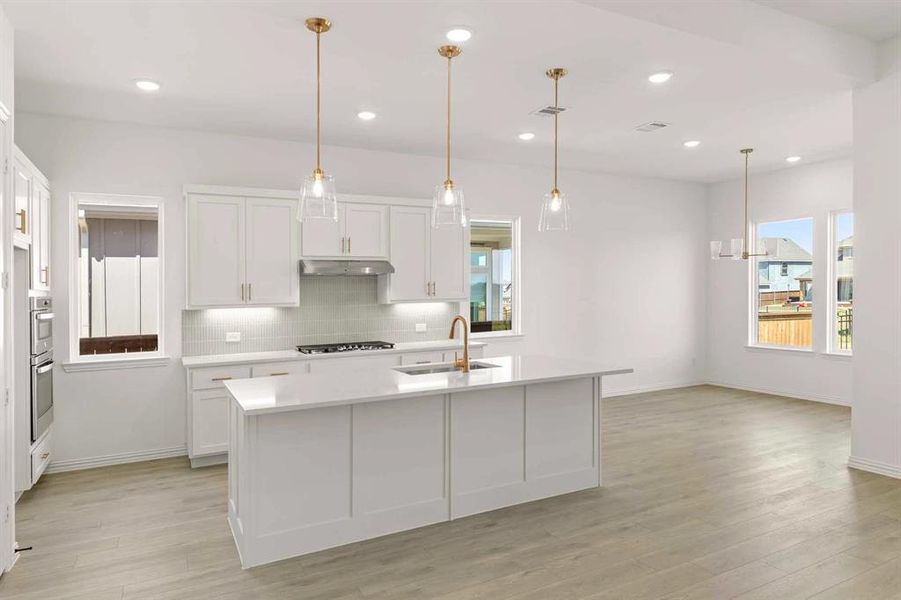 Furnished interior view inside a new home in Inspiration, Lucas (Image 11).