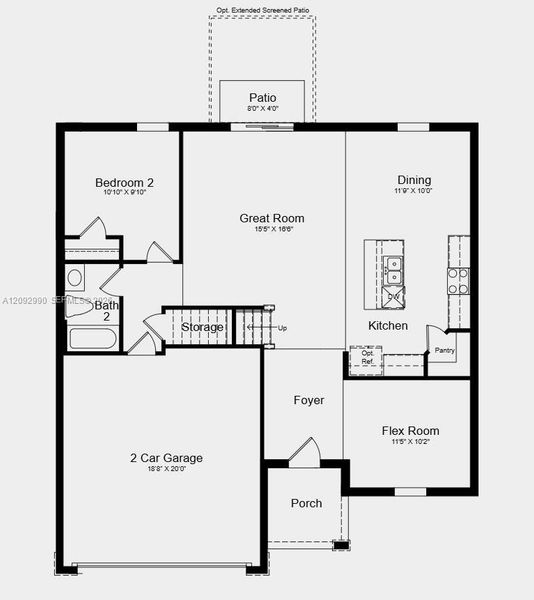 First Floor Plan - Additional Highlights Include: all appliances included, and window blinds throughout the home First Floor Plan - Additional Highlights Include: all appliances included, and window blinds throughout the home