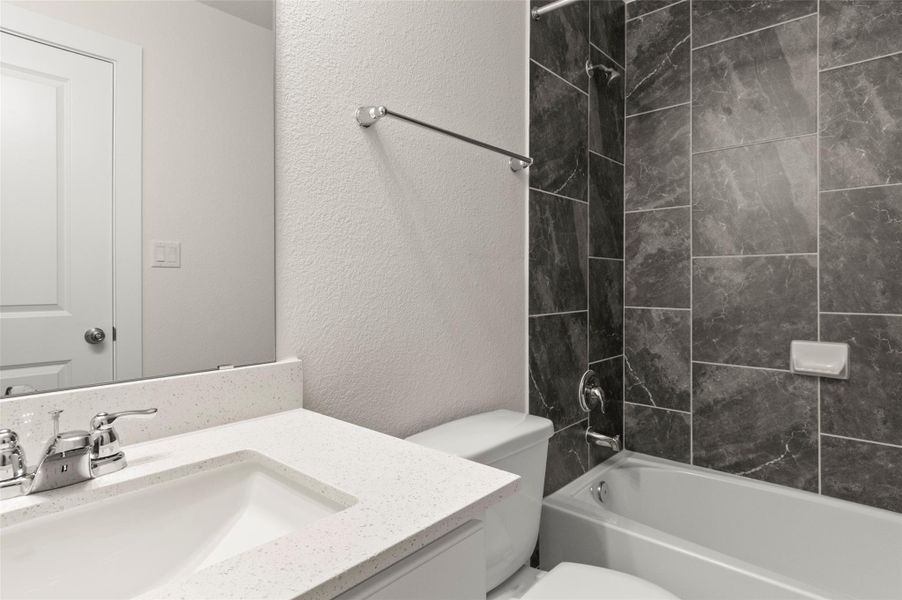 Furnished interior view inside a new home in Saddle Creek Twinhomes, Georgetown (Image 6). Furnished interior view inside a new home in Saddle Creek Twinhomes, Georgetown (Image 6).